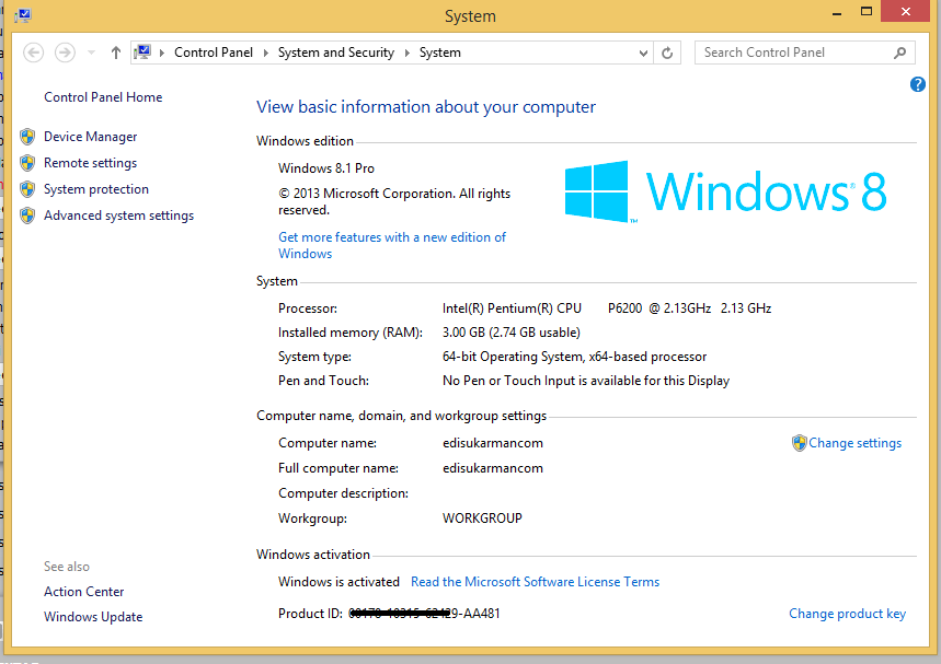 cara aktivasi windows 8.1 rtm pro